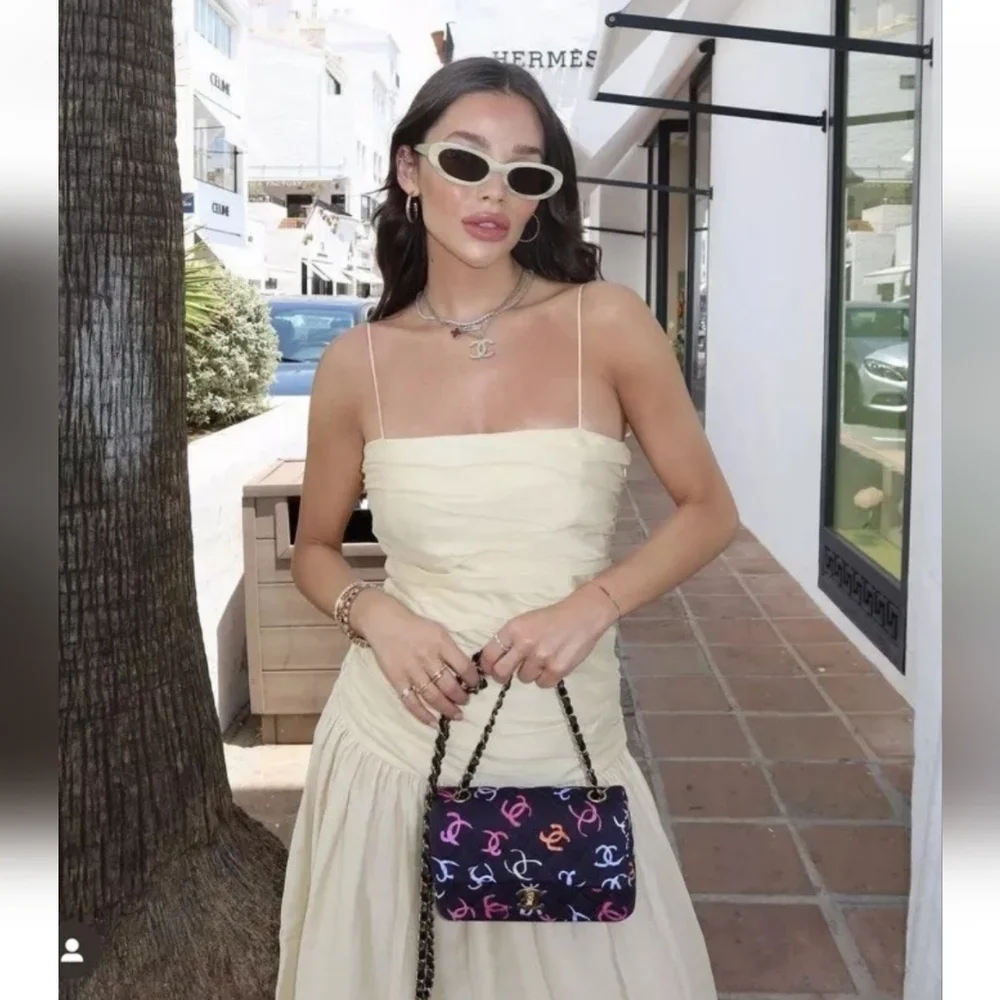 Zara Cream Midi Dress - Picture 9 of 16